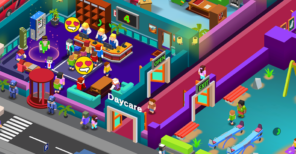 Idle Daycare Tycoon v7.2.6 MOD APK (Free Rewards)
