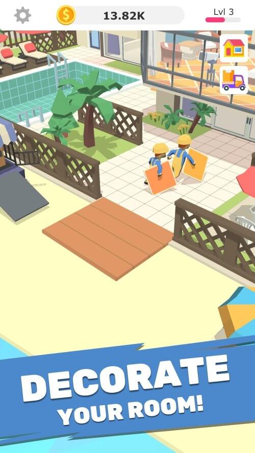 Idle Decoration Inc v1.1.86 MOD APK (Unlimited Money)