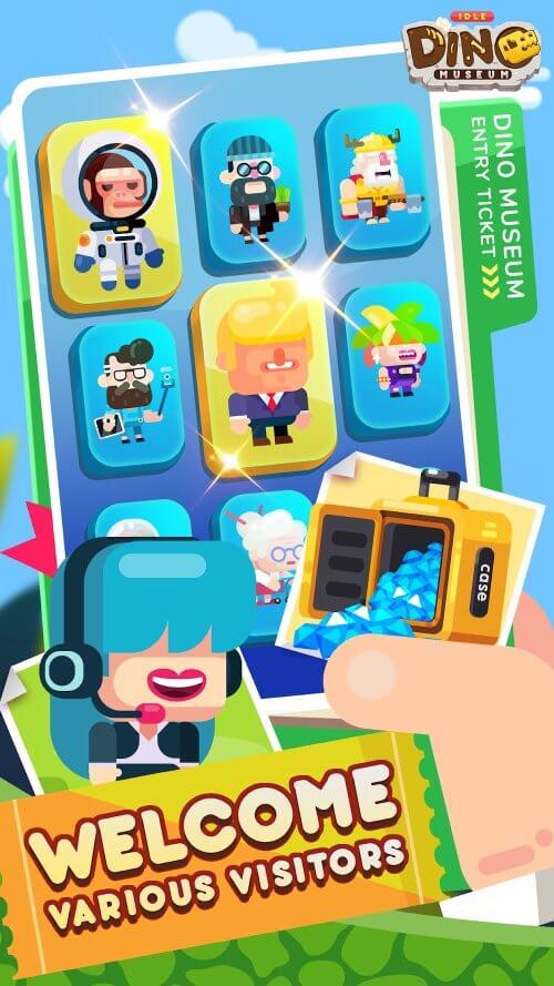 Idle Dino Museum v3.0.8 MOD APK (Unlimited God, Gems)