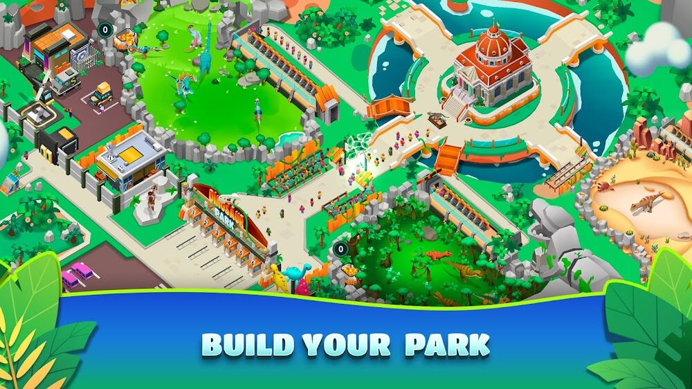 Idle Dinosaur Park Tycoon MOD APK v2.0.8 (Unlimited Money)