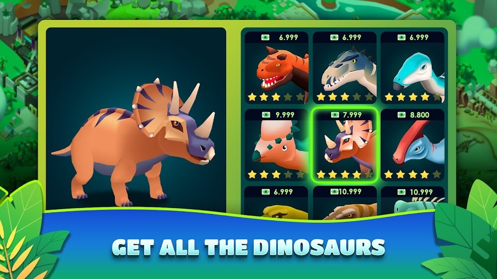 Idle Dinosaur Park Tycoon MOD APK v2.0.8 (Unlimited Money)