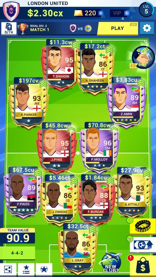Idle Eleven - Soccer tycoon v1.53.1 MOD APK (Unlimited Money)