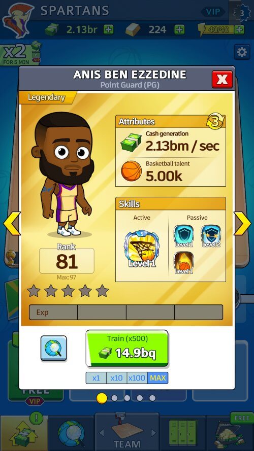 Idle Five Basketball Tycoon v1.50.2 MOD APK (Menu, Money, Energy)