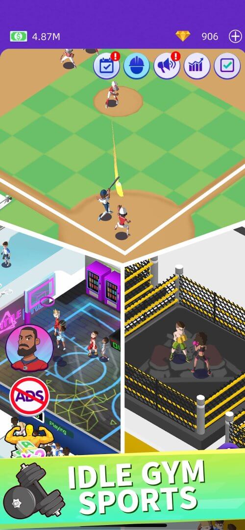Idle GYM Sports v1.93 MOD APK (Unlimited Money)