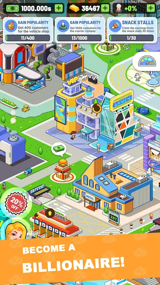 Idle Investor Tycoon MOD APK v2.6.9 (Unlimited Money)
