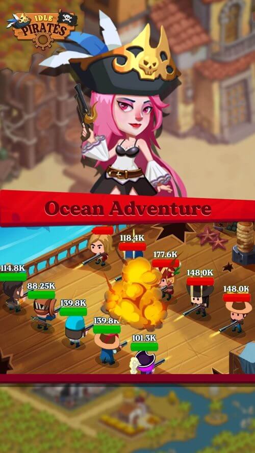 Idle Pirate - Endless Treasure v1.0.10 MOD APK (Unlimited Money)