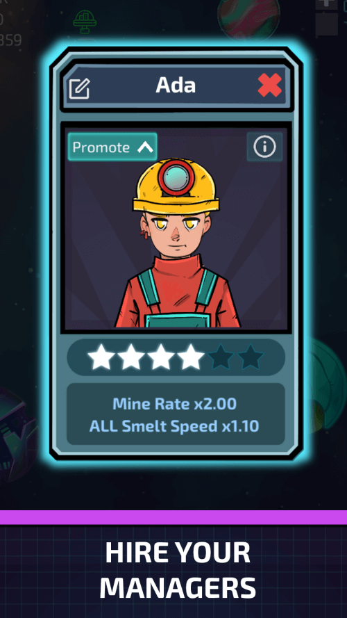 Idle Planet Miner v2.7.9 MOD APK (All Packs Purchased Free, Prestige Credits, DarkMatter)