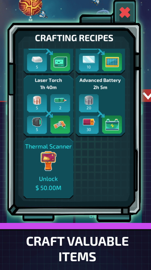 Idle Planet Miner v2.7.9 MOD APK (All Packs Purchased Free, Prestige Credits, DarkMatter)