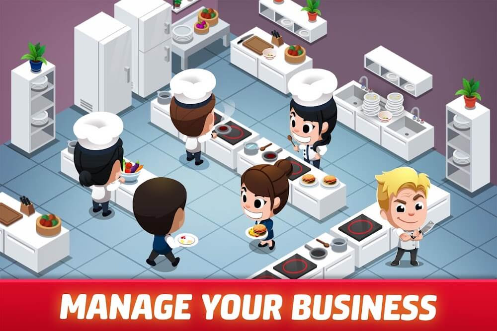 Idle Restaurant Tycoon v1.49.0 MOD APK (Unlimited Money)