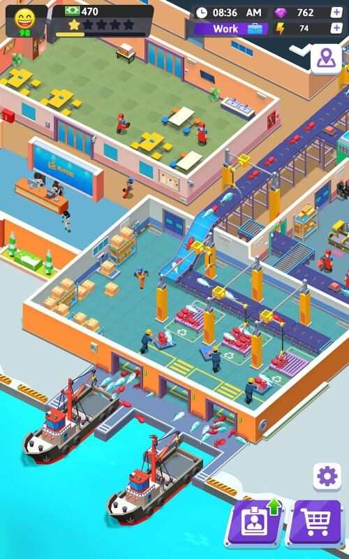 Idle Seafood Tycoon v1.1.6 MOD APK (Money, Electricity)