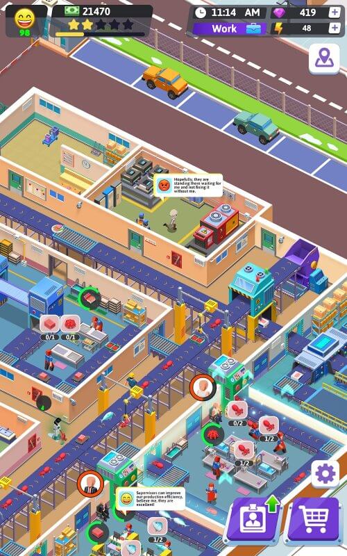 Idle Seafood Tycoon v1.1.6 MOD APK (Money, Electricity)