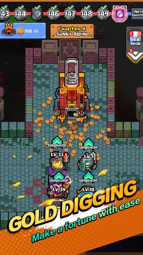 Idle Squad MOD APK v1.5.8 (Diamonds/Dust, Free Shopping)