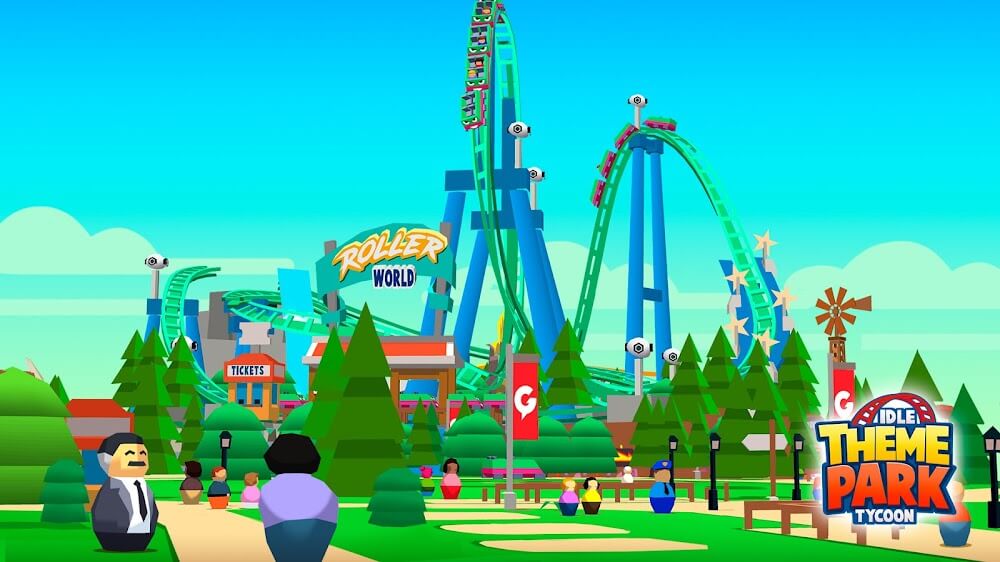 Idle Theme Park Tycoon v8.5.0 MOD APK (Unlimited Money)