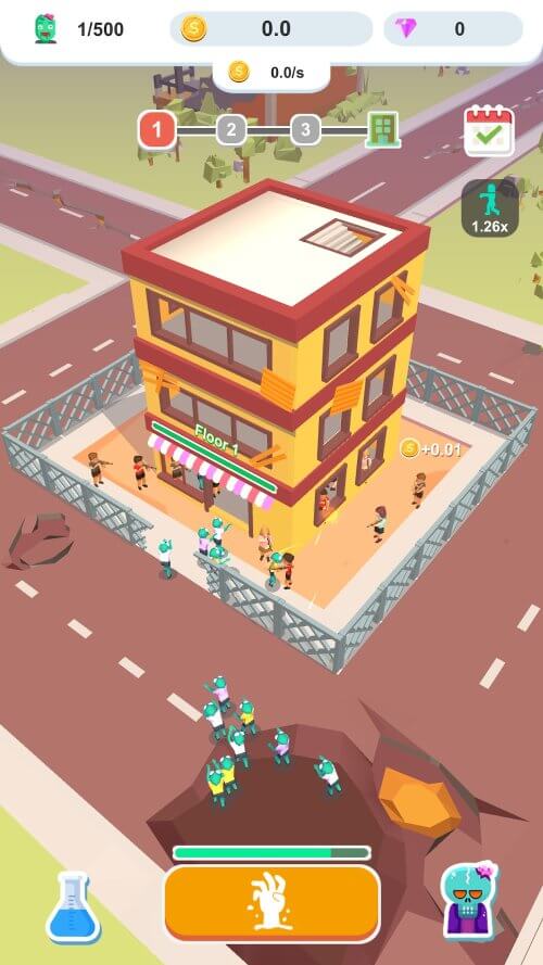 Idle Zombie Army v1.0.1 MOD APK (Unlimited Gold, Diamonds)