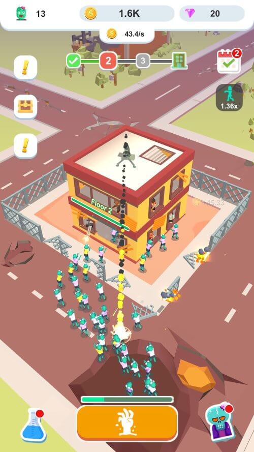 Idle Zombie Army v1.0.1 MOD APK (Unlimited Gold, Diamonds)