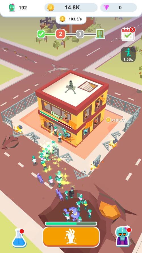 Idle Zombie Army v1.0.1 MOD APK (Unlimited Gold, Diamonds)