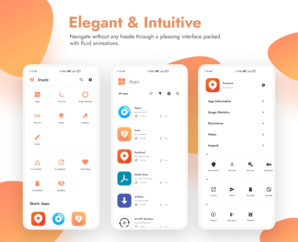 Inure App Manager vbuild106.5.0 MOD APK (Premium Unlocked)