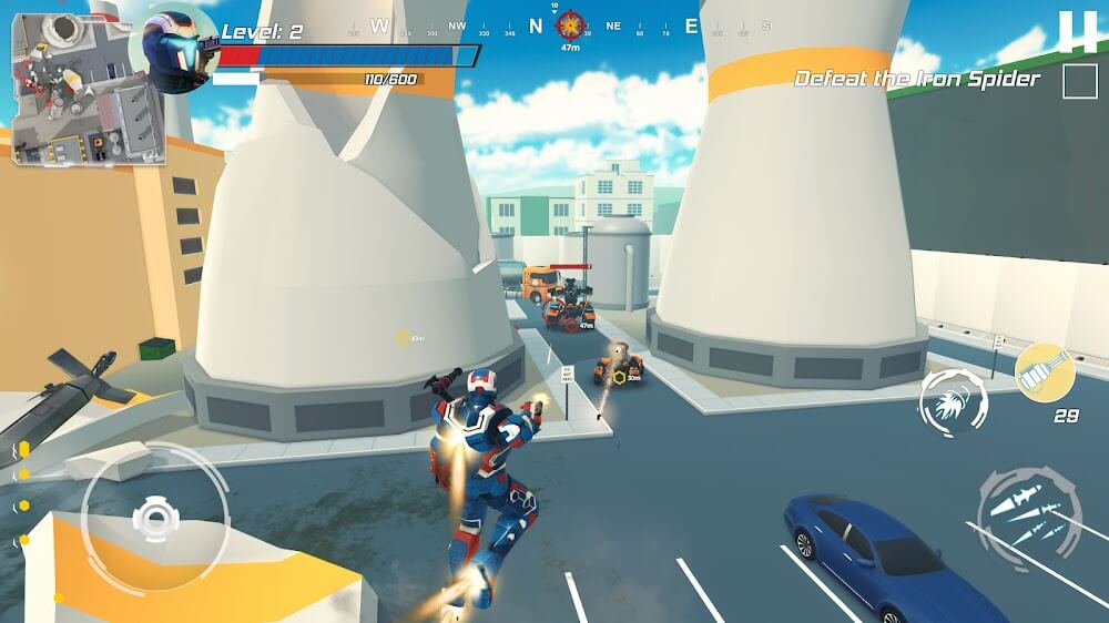 Iron Avenger Origins RPG v6.43 MOD APK (Menu, God Mode, Dumb Enemy)