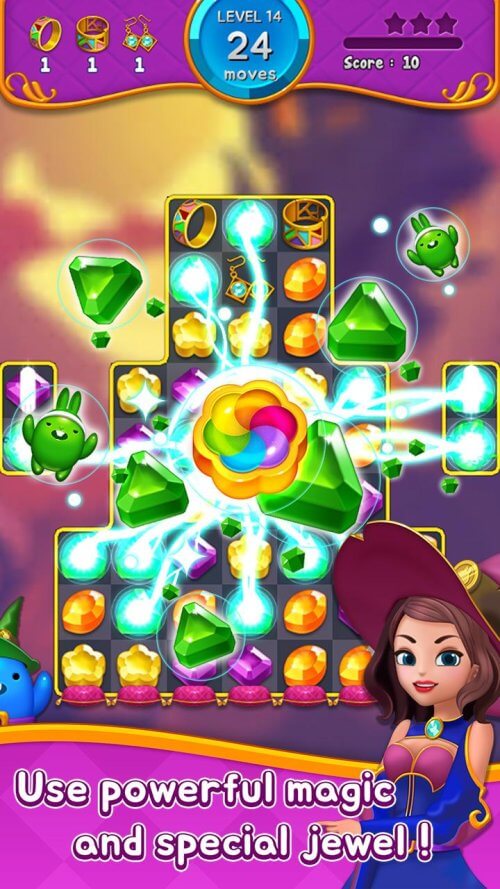 Jewel Witch v1.15.2 MOD APK (Auto Win)