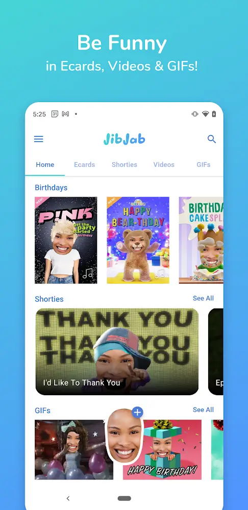 JibJab v5.27.0 MOD APK (Premium Unlocked)
