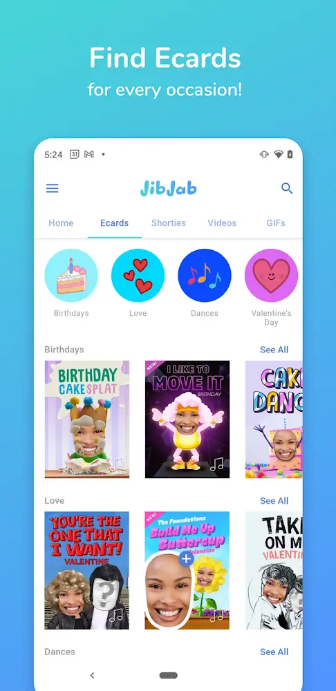 JibJab v5.27.0 MOD APK (Premium Unlocked)