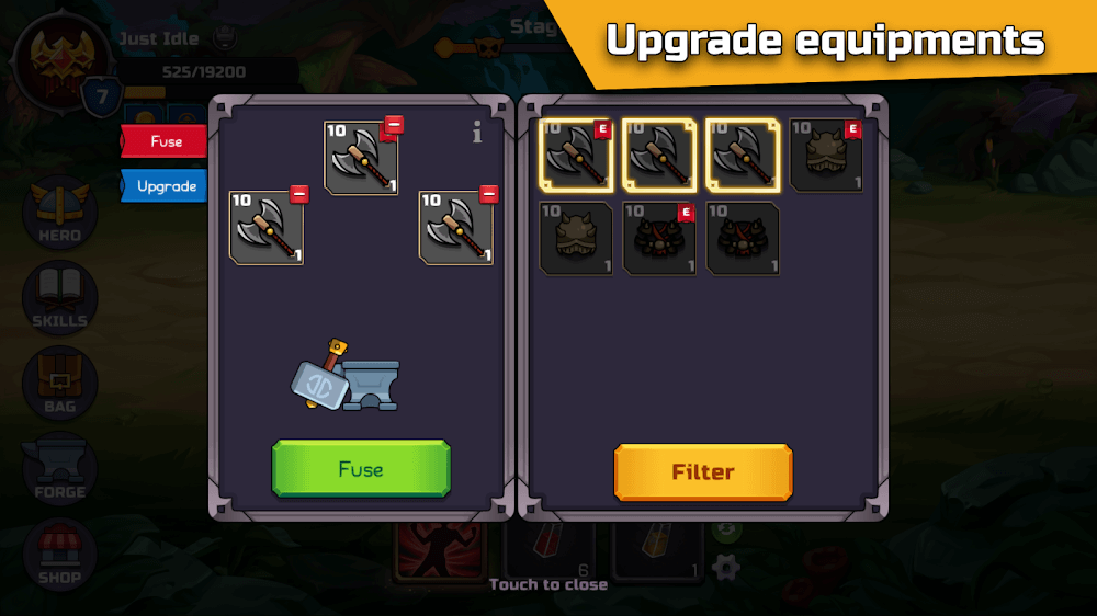 Just Idle: Idle Hero RPG v1.8.9 MOD APK (Dumb Enemy, Skill Upgrade)
