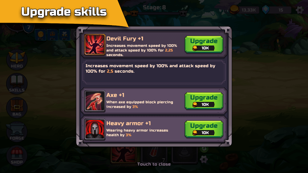 Just Idle: Idle Hero RPG v1.8.9 MOD APK (Dumb Enemy, Skill Upgrade)