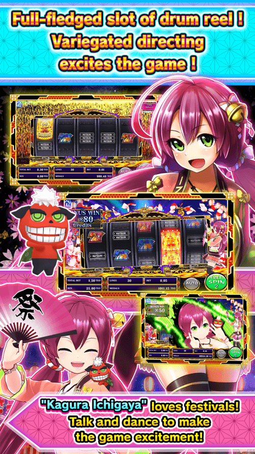 KAGURA MATSURI VIDEO SLOT v1.3.2 MOD APK (Unlimited Medals)