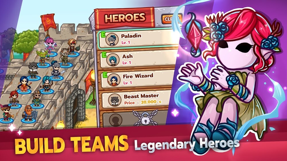 Kingdom Castle v1.3.2 MOD APK (Unlimited Purchase, Sp, Miner)