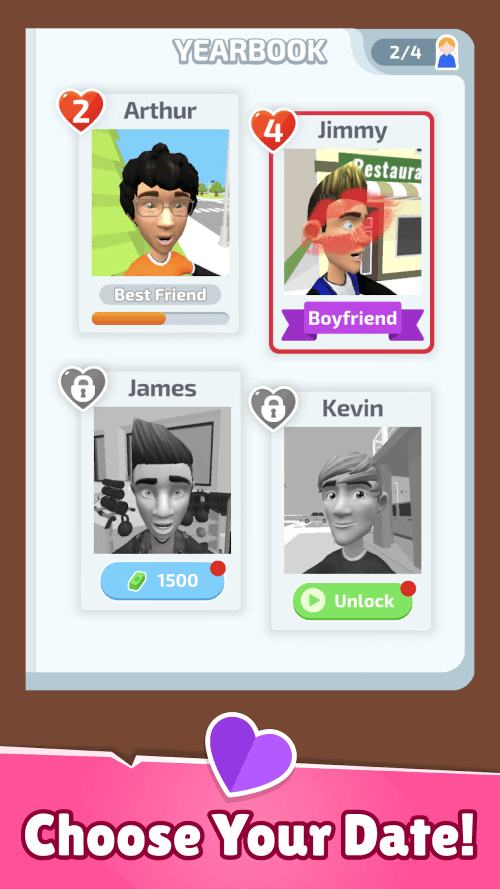 Kiss in Public: Sneaky Date v1.5.5 MOD APK (Free Rewards)