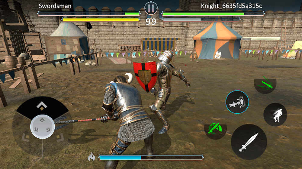 Knights Fight 2: New Blood v1.1.16 MOD APK (Dumb Enemy)
