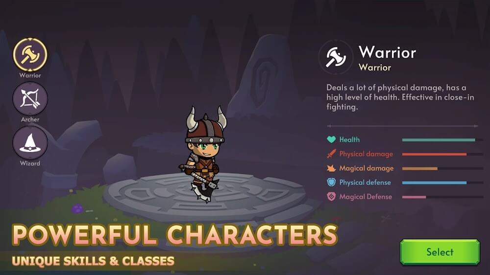Knight's Rampage v1.7 MOD APK (God Mode, No CD, High Damage)