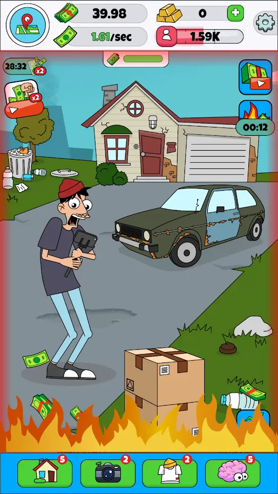 Lamar - Idle Vlogger v237.0.2 MOD APK (Free Upgrades)