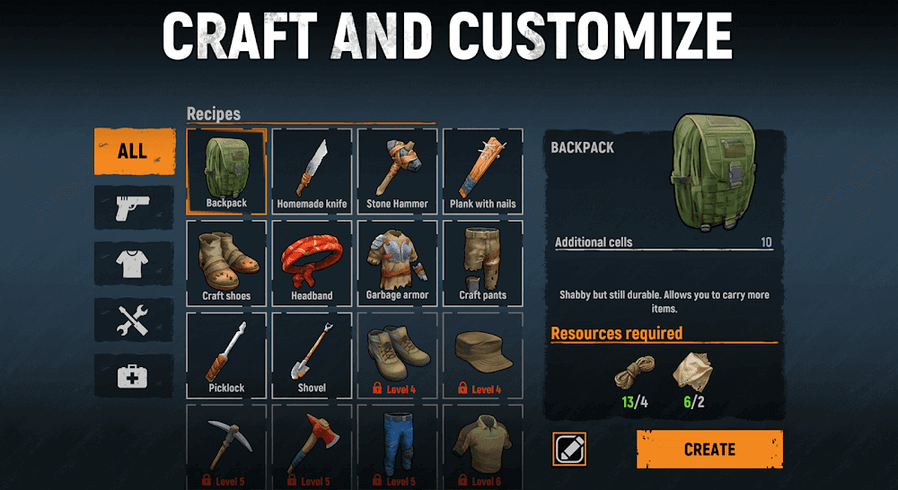 Let’s Survive v1.10.6 MOD APK (Free Shopping, Craft, Coins Increase)