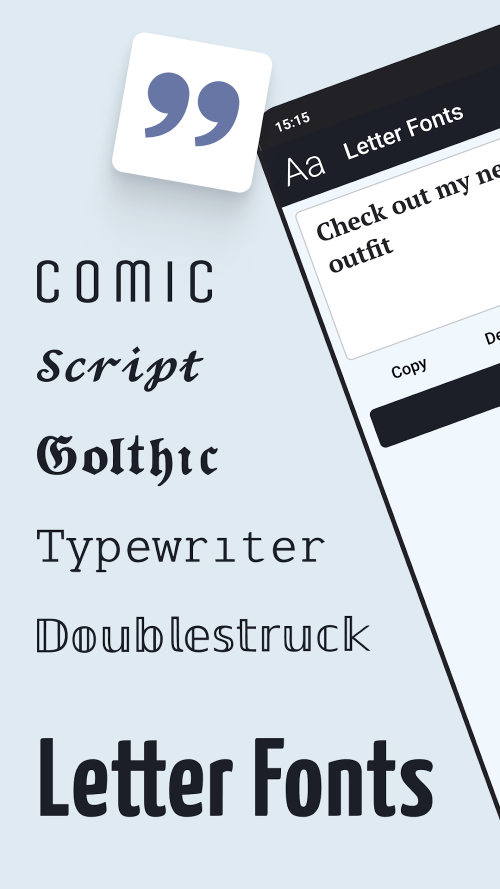 Letter Fonts v1.4.6 MOD APK (Premium Unlocked)