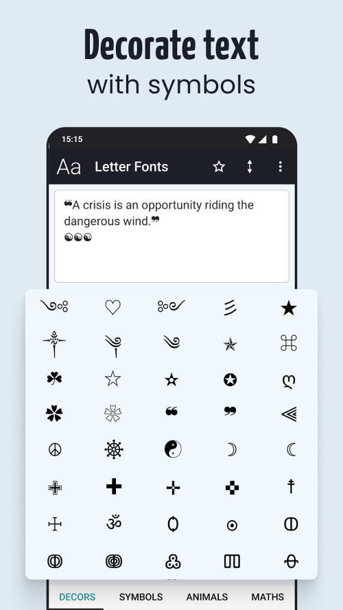 Letter Fonts v1.4.6 MOD APK (Premium Unlocked)