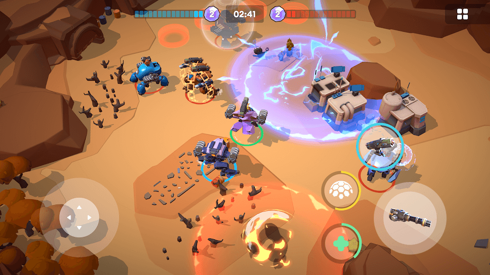 Little Big Robots v2.0.7 MOD APK (God Mode, Dumb Enemy)