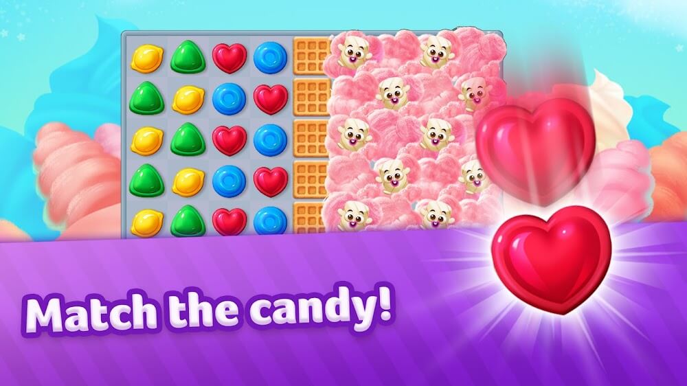 Lollipop Sweet Heroes v26.0211.00 MOD APK (Unlimited/Money, Lives, Boosters)