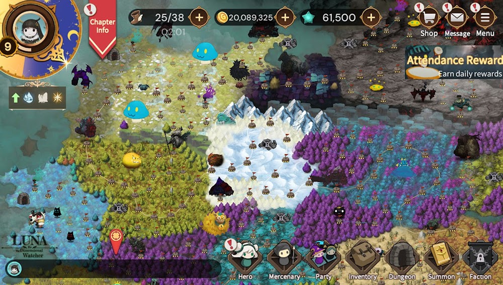 Luna Re: Dimensional Watcher v1.57.2 MOD APK (Damage/Defense, Free Skill)