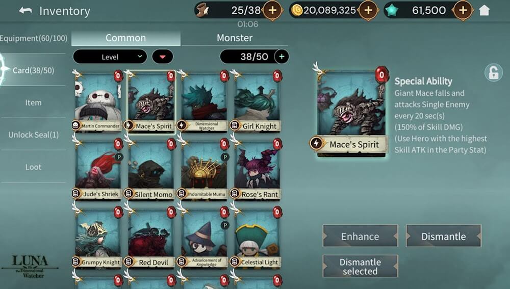 Luna Re: Dimensional Watcher v1.57.2 MOD APK (Damage/Defense, Free Skill)