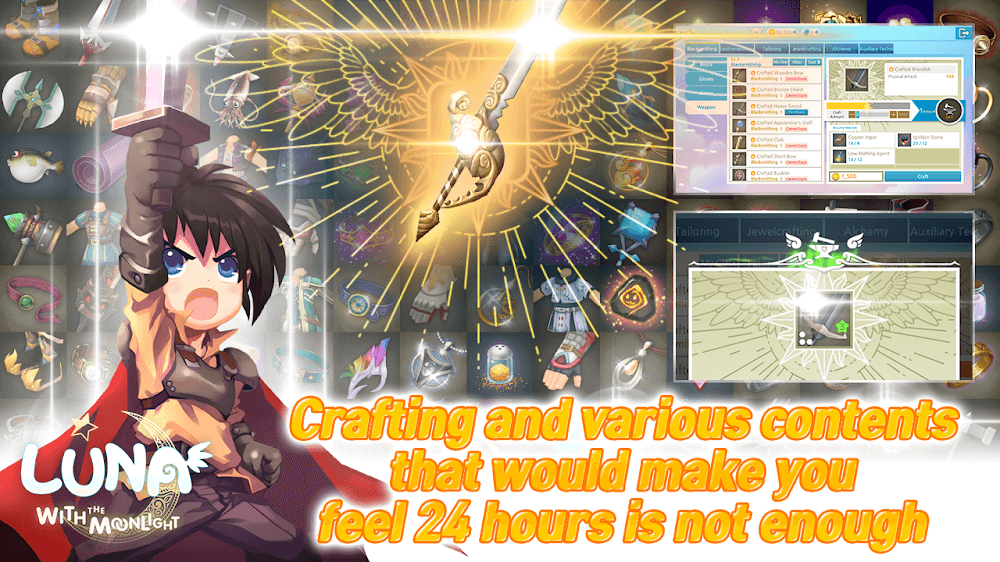 LunaM: SG v1.0.605 MOD APK (Menu, Attack, Move Speed)
