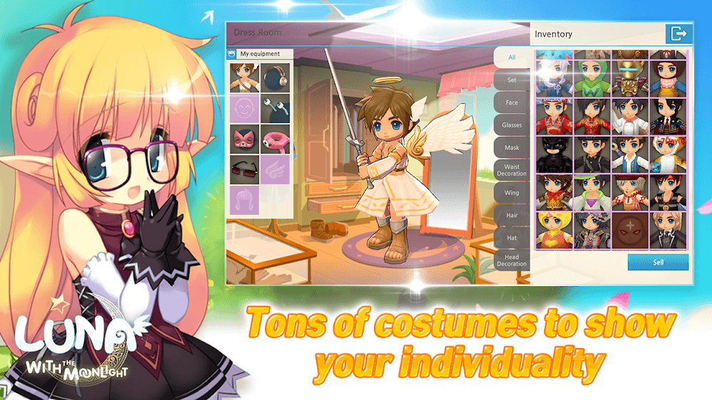 LunaM: SG v1.0.605 MOD APK (Menu, Attack, Move Speed)