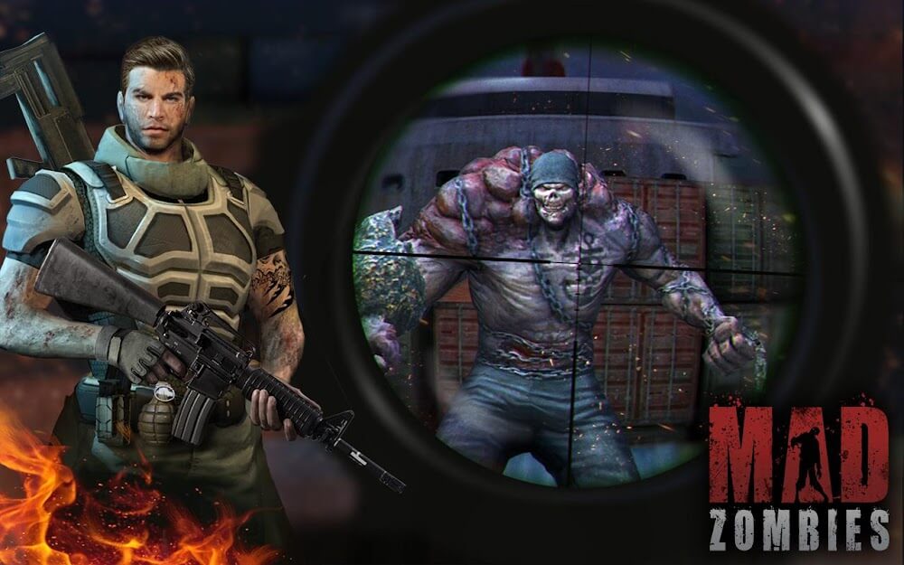 MAD ZOMBIES v5.35.2 MOD APK (Unlimited Money, Medals, Grenade)