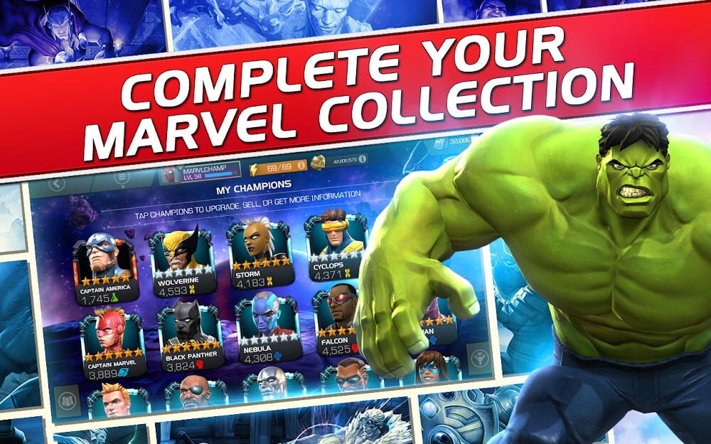 Marvel Contest of Champions v55.0.0 MOD APK (God Mode, Dumb Enemy, Free Skill)