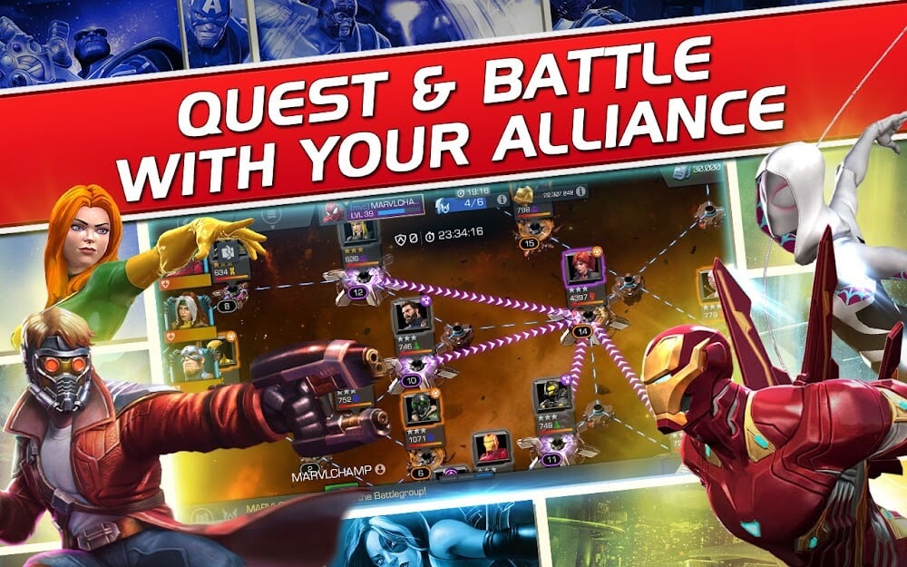 Marvel Contest of Champions v55.0.0 MOD APK (God Mode, Dumb Enemy, Free Skill)