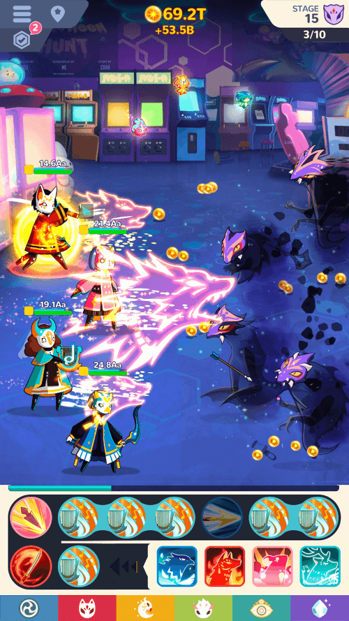 Masketeers: Idle Has Fallen v4.35.0 MOD APK (One Hit, God Mode, Gold Drop)