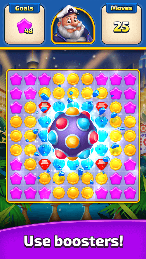 Match Cruise v1.16.0 MOD APK (Unlimited Money, Unlimited Boosters)