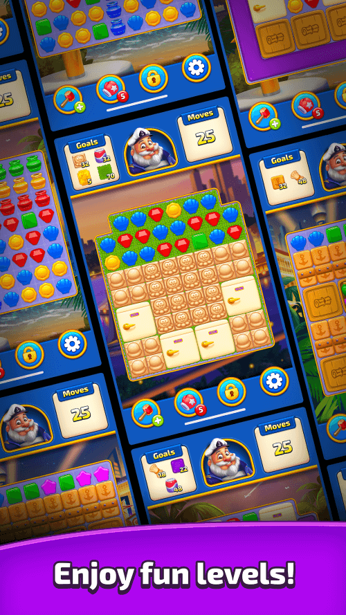 Match Cruise v1.16.0 MOD APK (Unlimited Money, Unlimited Boosters)