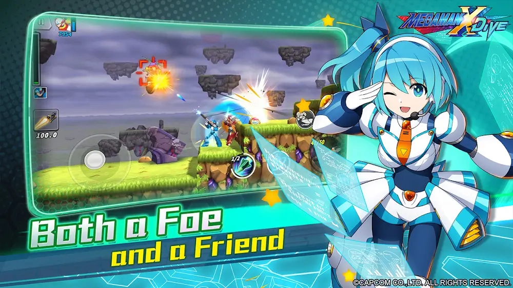 MEGA MAN X DiVE - MOBILE MOD APK v14.1.5 (God Mod, Ammo, No Skill CD)