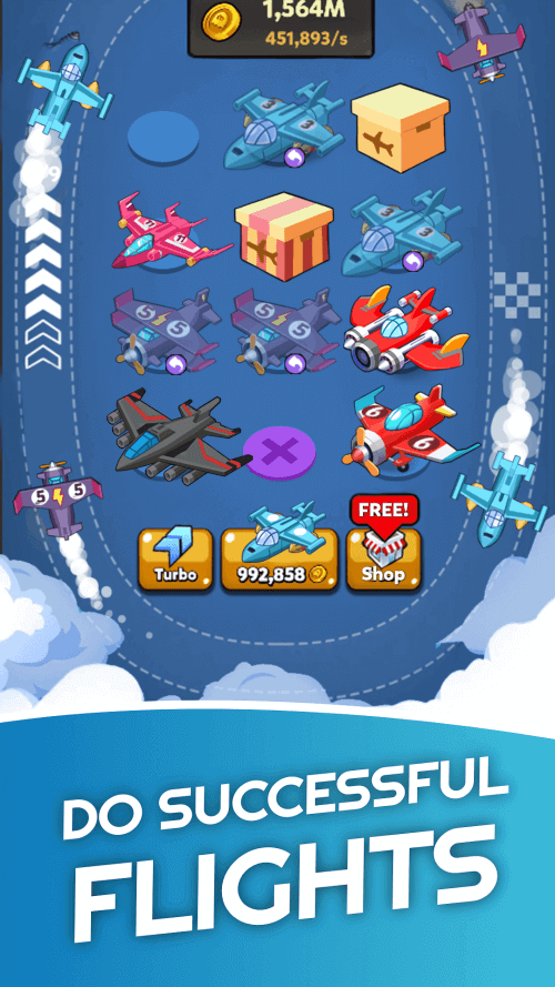 Merge Airplane 2 v2.50.00 MOD APK (Unlimited Money)